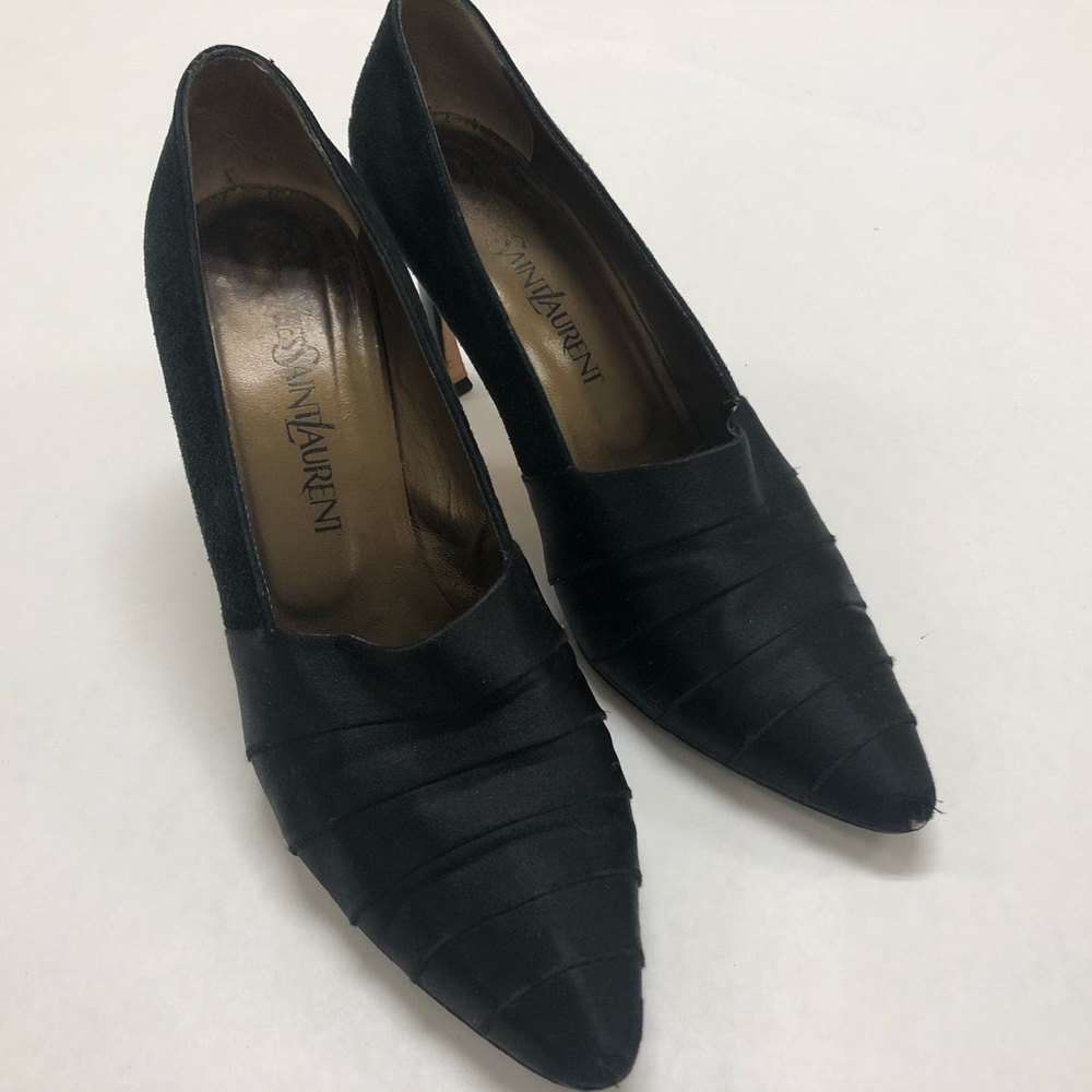 Vintage Yves St Laurent black heels